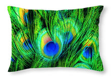 Peacock Or Flower 4 - Throw Pillow