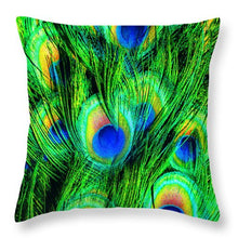 Peacock Or Flower 4 - Throw Pillow