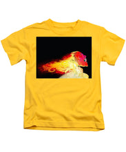 Phoenix - Kids T-Shirt Kids T-Shirt Pixels Yellow Small 