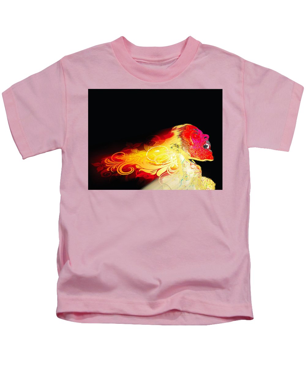 Phoenix - Kids T-Shirt Kids T-Shirt Pixels Pink Small 