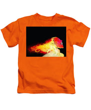 Phoenix - Kids T-Shirt Kids T-Shirt Pixels Orange Small 