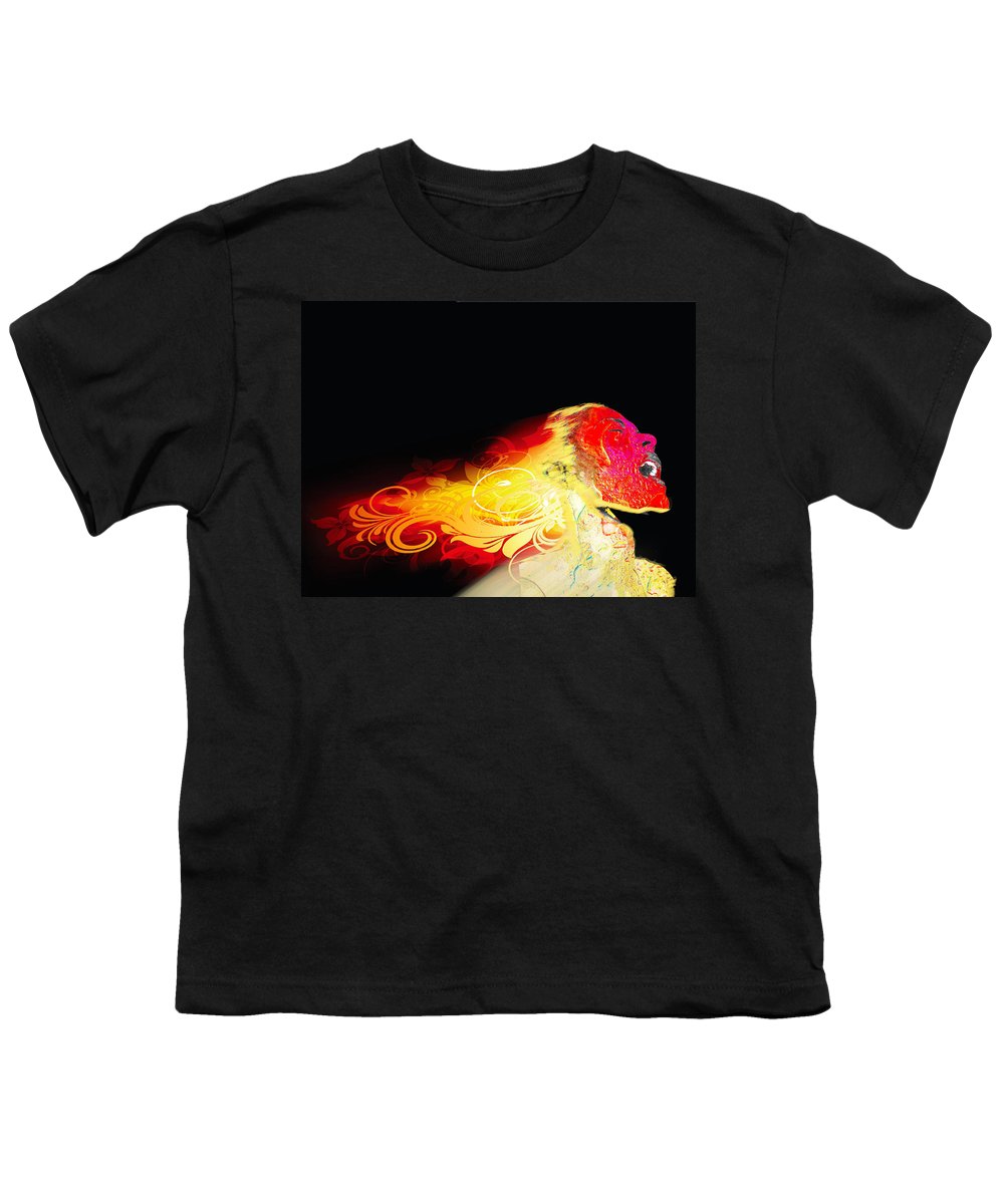 Phoenix - Youth T-Shirt Youth T-Shirt Pixels Black Small 