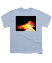 Phoenix - Youth T-Shirt Youth T-Shirt Pixels Light Blue Small 