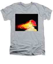 Phoenix - Men's V-Neck T-Shirt Men's V-Neck T-Shirt Pixels Heather Small 