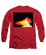 Phoenix - Long Sleeve T-Shirt Long Sleeve T-Shirt Pixels Red Small 