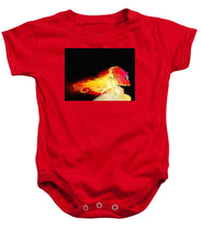 Phoenix - Baby Onesie Baby Onesie Pixels Red Small 