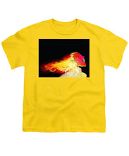 Phoenix - Youth T-Shirt Youth T-Shirt Pixels Yellow Small 