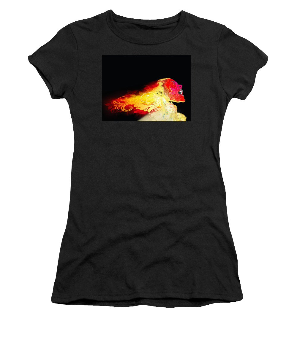 Phoenix - Women's T-Shirt (Athletic Fit) Women's T-Shirt (Athletic Fit) Pixels Black Small 