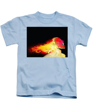 Phoenix - Kids T-Shirt Kids T-Shirt Pixels Light Blue Small 