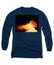 Phoenix - Long Sleeve T-Shirt Long Sleeve T-Shirt Pixels Navy Small 