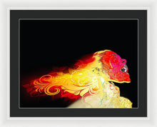 Phoenix - Framed Print Framed Print Pixels 24.000" x 18.000" White Black