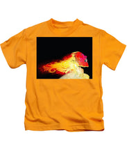 Phoenix - Kids T-Shirt Kids T-Shirt Pixels Gold Small 