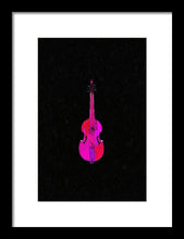 Pink Violin - Framed Print