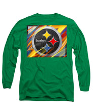 Pittsburgh Steelers Football - Long Sleeve T-Shirt Long Sleeve T-Shirt Pixels Kelly Green Small 