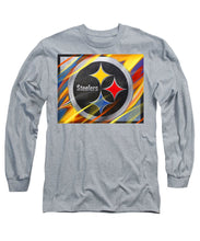 Pittsburgh Steelers Football - Long Sleeve T-Shirt Long Sleeve T-Shirt Pixels Heather Small 