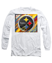 Pittsburgh Steelers Football - Long Sleeve T-Shirt Long Sleeve T-Shirt Pixels White Small 