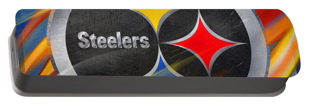 Pittsburgh Steelers Football - Portable Battery Charger Portable Battery Charger Pixels Small (2600 mAh)  