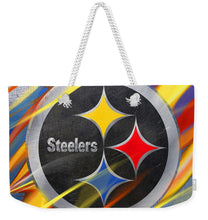 Pittsburgh Steelers Football - Weekender Tote Bag Weekender Tote Bag Pixels 24" x 16" White 