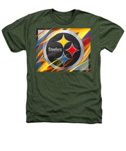 Pittsburgh Steelers Football - Heathers T-Shirt Heathers T-Shirt Pixels Military Green Small 