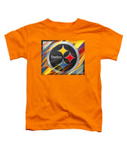 Pittsburgh Steelers Football - Toddler T-Shirt Toddler T-Shirt Pixels Orange Small 