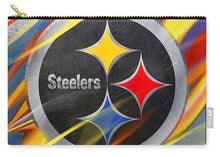 Pittsburgh Steelers Football - Carry-All Pouch Carry-All Pouch Pixels Medium (9.5" x 6")  