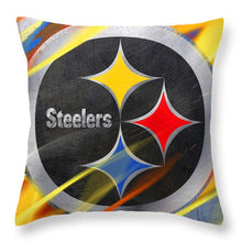 Pittsburgh Steelers Football - Throw Pillow Throw Pillow Pixels 26" x 26" Yes 