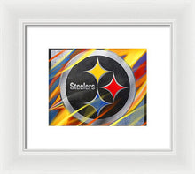 Pittsburgh Steelers Football - Framed Print Framed Print Pixels 8.000" x 6.375" White White