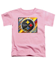 Pittsburgh Steelers Football - Toddler T-Shirt Toddler T-Shirt Pixels Pink Small 