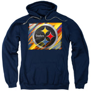 Pittsburgh Steelers Football - Sweatshirt Sweatshirt Pixels Navy Small 