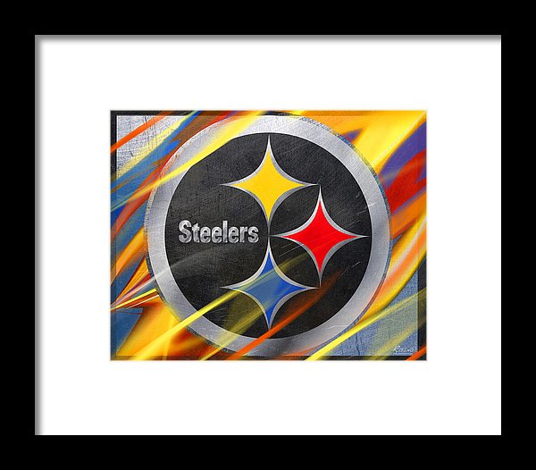 Pittsburgh Steelers Football - Framed Print Framed Print Pixels 8.000