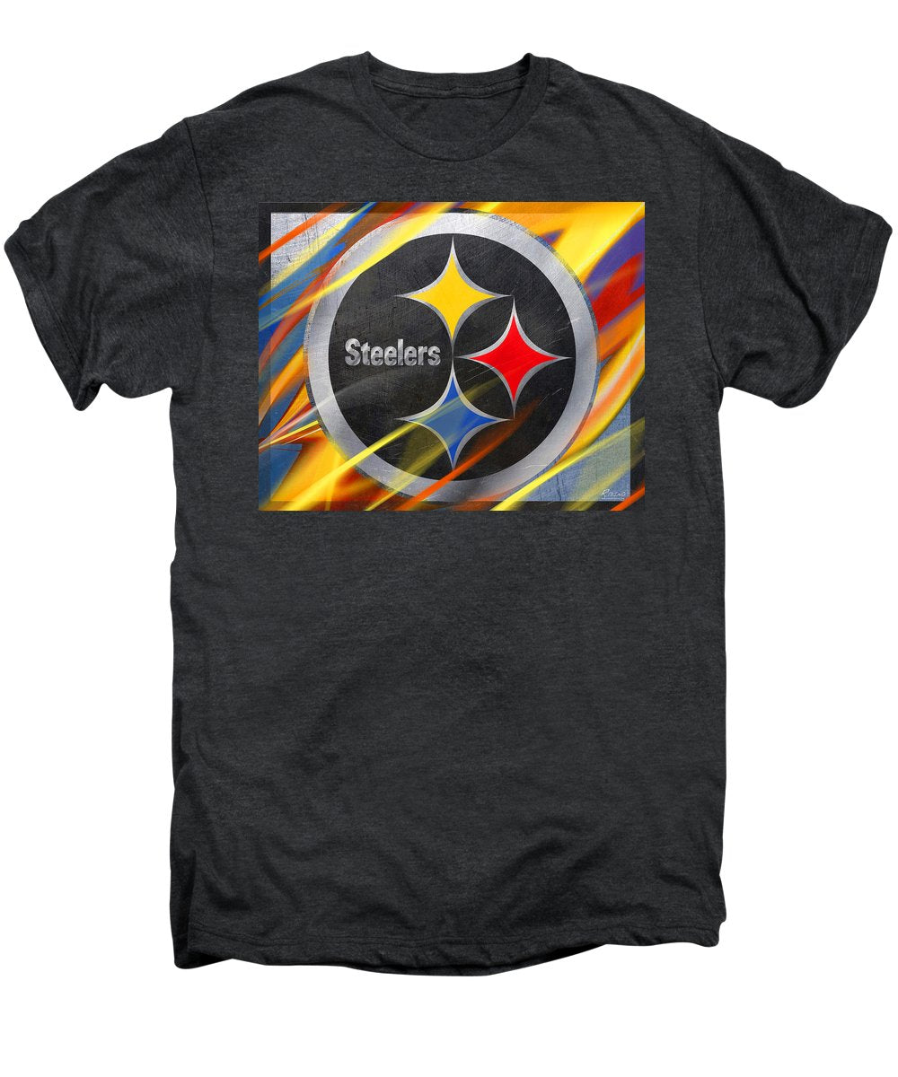 Pittsburgh Steelers Football - Men's Premium T-Shirt Men's Premium T-Shirt Pixels   