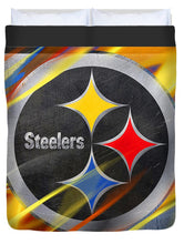 Pittsburgh Steelers Football - Duvet Cover Duvet Cover Pixels Queen  