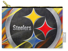 Pittsburgh Steelers Football - Carry-All Pouch Carry-All Pouch Pixels Small (6" x 4")  