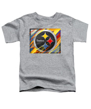 Pittsburgh Steelers Football - Toddler T-Shirt Toddler T-Shirt Pixels Heather Small 