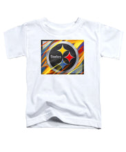 Pittsburgh Steelers Football - Toddler T-Shirt Toddler T-Shirt Pixels White Small 