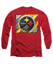 Pittsburgh Steelers Football - Long Sleeve T-Shirt Long Sleeve T-Shirt Pixels Red Small 