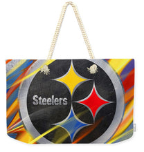 Pittsburgh Steelers Football - Weekender Tote Bag Weekender Tote Bag Pixels 24" x 16" Natural 