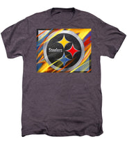 Pittsburgh Steelers Football - Men's Premium T-Shirt Men's Premium T-Shirt Pixels Moth Heather Small 
