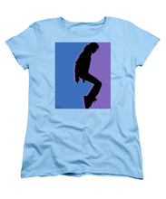 Pop King Music Tee Shirt - Women's T-Shirt (Standard Fit) Women's T-Shirt (Standard Fit) Pixels Light Blue Small 