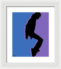 Pop King Music Tee Shirt - Framed Print Framed Print Pixels 11.625" x 14.000" White White