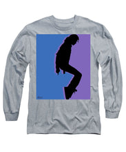 Pop King Music Tee Shirt - Long Sleeve T-Shirt Long Sleeve T-Shirt Pixels Heather Small 