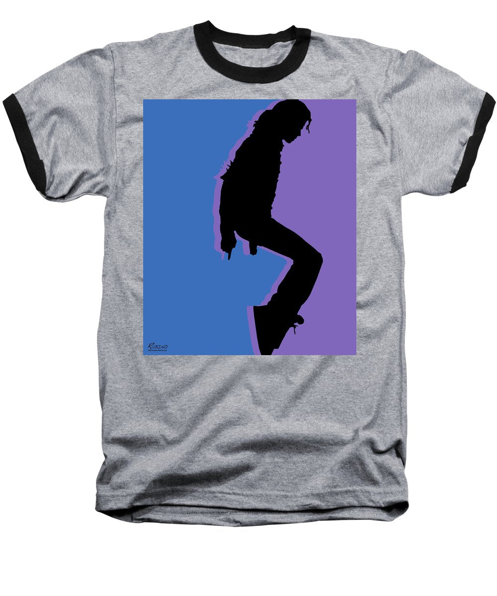 Pop King Music Tee Shirt - Baseball T-Shirt Baseball T-Shirt Pixels Heather / Black Small 