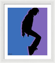 Pop King Music Tee Shirt - Framed Print Framed Print Pixels 20.000" x 24.000" White White