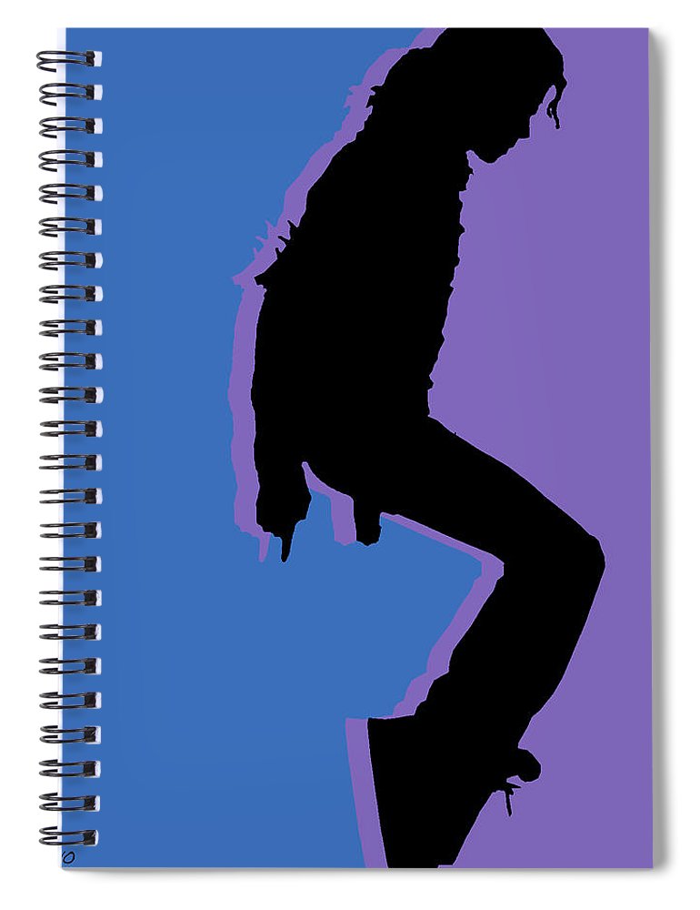 Pop King Music Tee Shirt - Spiral Notebook Spiral Notebook Pixels 6