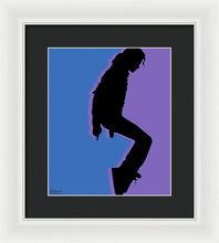 Pop King Music Tee Shirt - Framed Print Framed Print Pixels 10.000" x 12.000" White Black