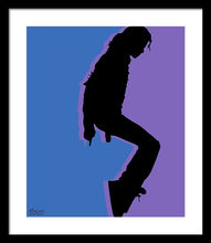 Pop King Music Tee Shirt - Framed Print Framed Print Pixels 16.625" x 20.000" Black White