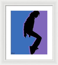 Pop King Music Tee Shirt - Framed Print Framed Print Pixels 13.375" x 16.000" White White