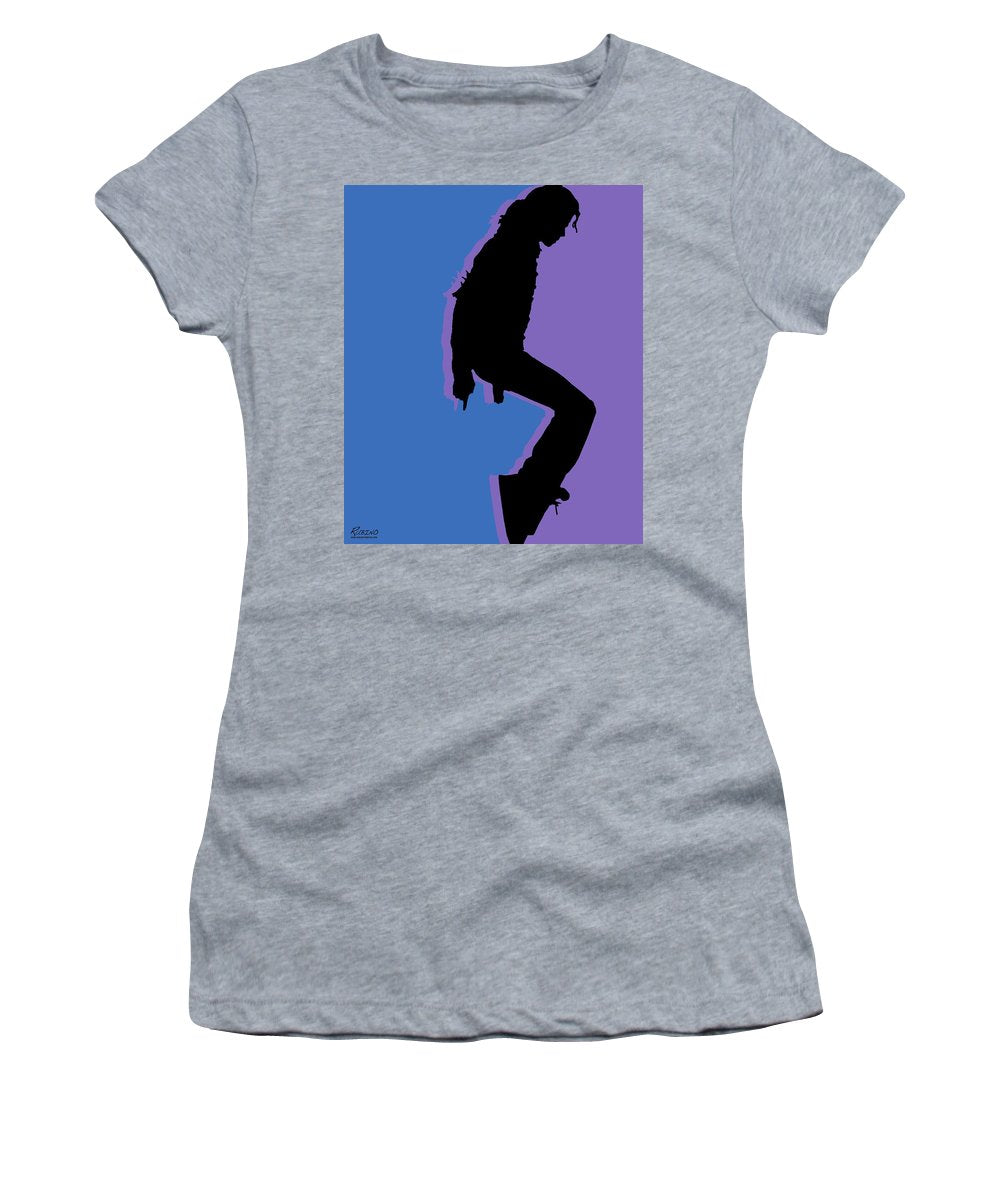 Pop King Music Tee Shirt - Women's T-Shirt (Athletic Fit) Women's T-Shirt (Athletic Fit) Pixels Heather Small 