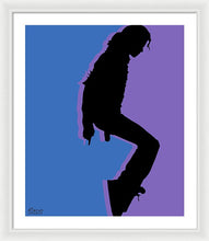 Pop King Music Tee Shirt - Framed Print Framed Print Pixels 25.000" x 30.000" White White