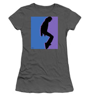 Pop King Music Tee Shirt - Women's T-Shirt (Athletic Fit) Women's T-Shirt (Athletic Fit) Pixels Charcoal Small 